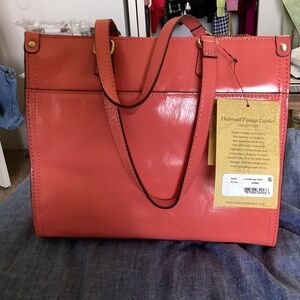 CORAL PATRICIA NASH TOTE…BRAND NEW W TAGS